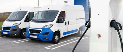 Gewerblich genutzte Elektrofahrzeuge