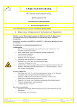 Arbeitsanweisung: Arbeiten auf Baustellen