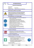Vorschaubild Betriebsanweisung Elektrische Handwerkzeuge