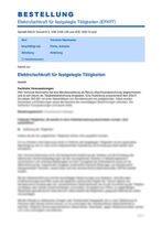 Bestellung zur Elektrofachkraft für festgelegte Tätigkeiten