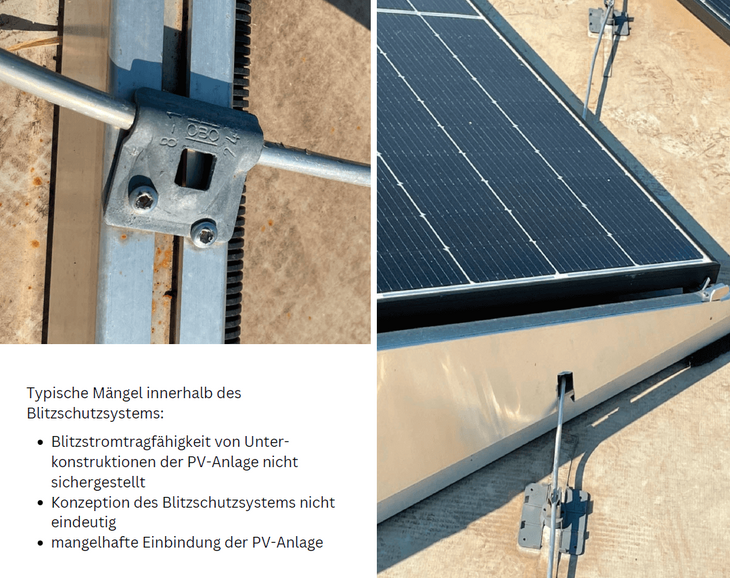 Typische Mängel der Einbindung einer PV-Anlage