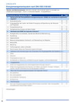 Checkliste Energiemanagementsystem