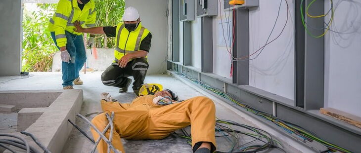 Unterweisungen zum elektrischen Strom und zur Ersten Hilfe nach einem Elektrounfall sollen die Mitarbeiter schützen.
