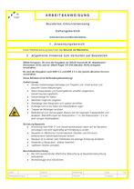 Arbeitsanweisung: Arbeiten auf Baustellen