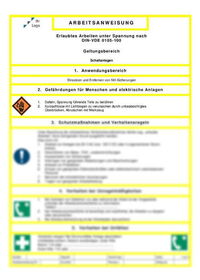 Arbeitsanweisung Einsetzen und Entfernen von NH-Sicherungen