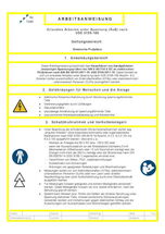 Arbeitsanweisung: Elektrische Prüfplätze