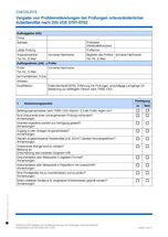 Checkliste Vergabe Prüfdienstleistungen