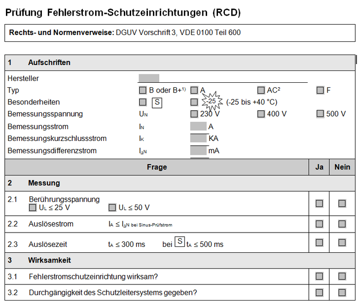 Dokumentieren Sie die Durchführung und die Ergebnisse Ihrer Prüfungen.