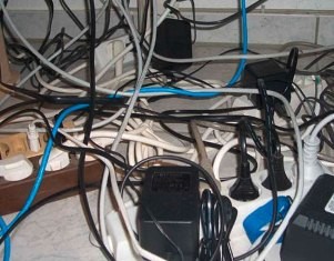 Unzulässiger Einsatz von ortsveränderlichen Mehrfachsteckdosen