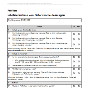 Die Abnahmeprüfung muss von der EFK dokumentiert werden.
