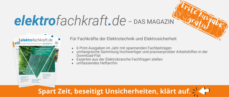 elektrofachkraft.de – Das Magazin