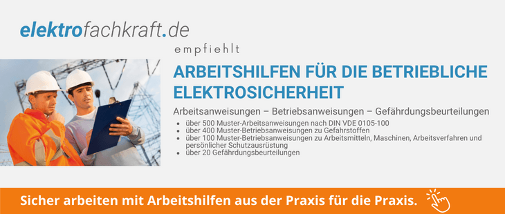 Arbeitshilfen für die betriebliche Elektrosicherheit
