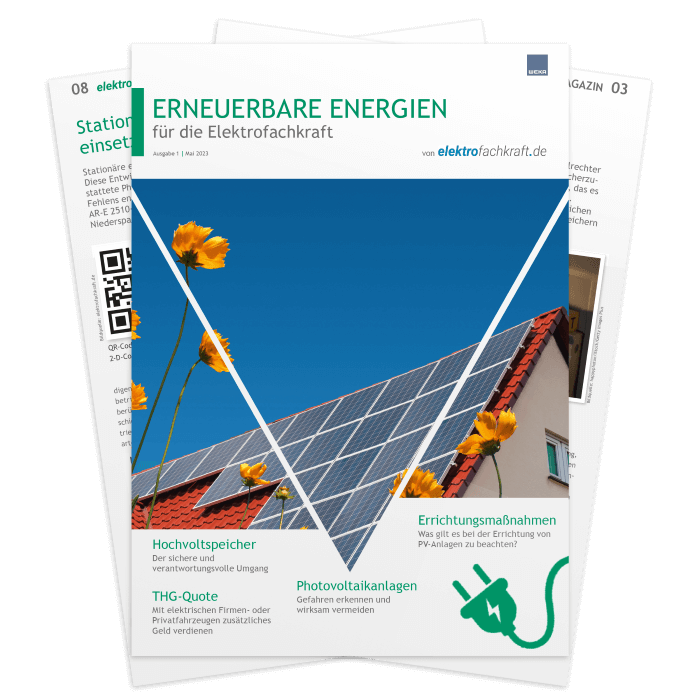 Erneuerbare Energien für die Elektrofachkraft - Magazin