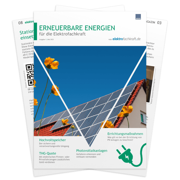 Erneuerbare Energien für die Elektrofachkraft - Magazin Erneuerbare Energien für die Elektrofachkraft - Magazin