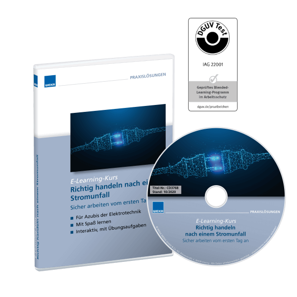 E-Learning-Kurs Richtig handeln nach einem Stromunfall E-Learning-Kurs Richtig handeln nach einem Stromunfall