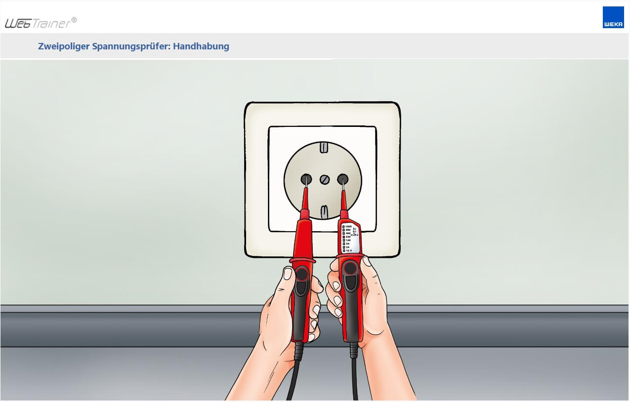Zweipoliger Spannungsprüfer